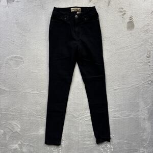 Hybrid & Company Skinny Jeans Women's S Black Straight Leg Stretch Denim Pants